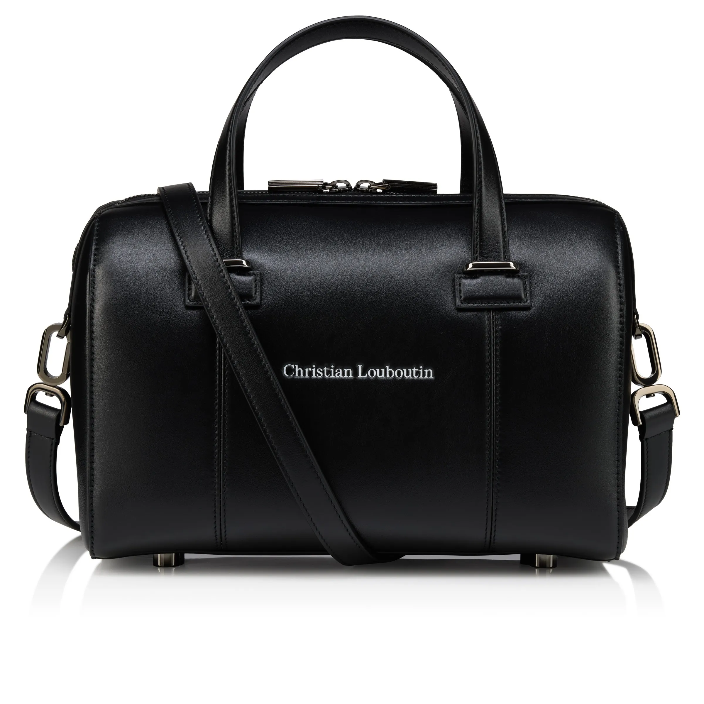 Christian Louboutin Tactical small – Cross-body bag – Smooth calf leather – Black - Bags - front view
