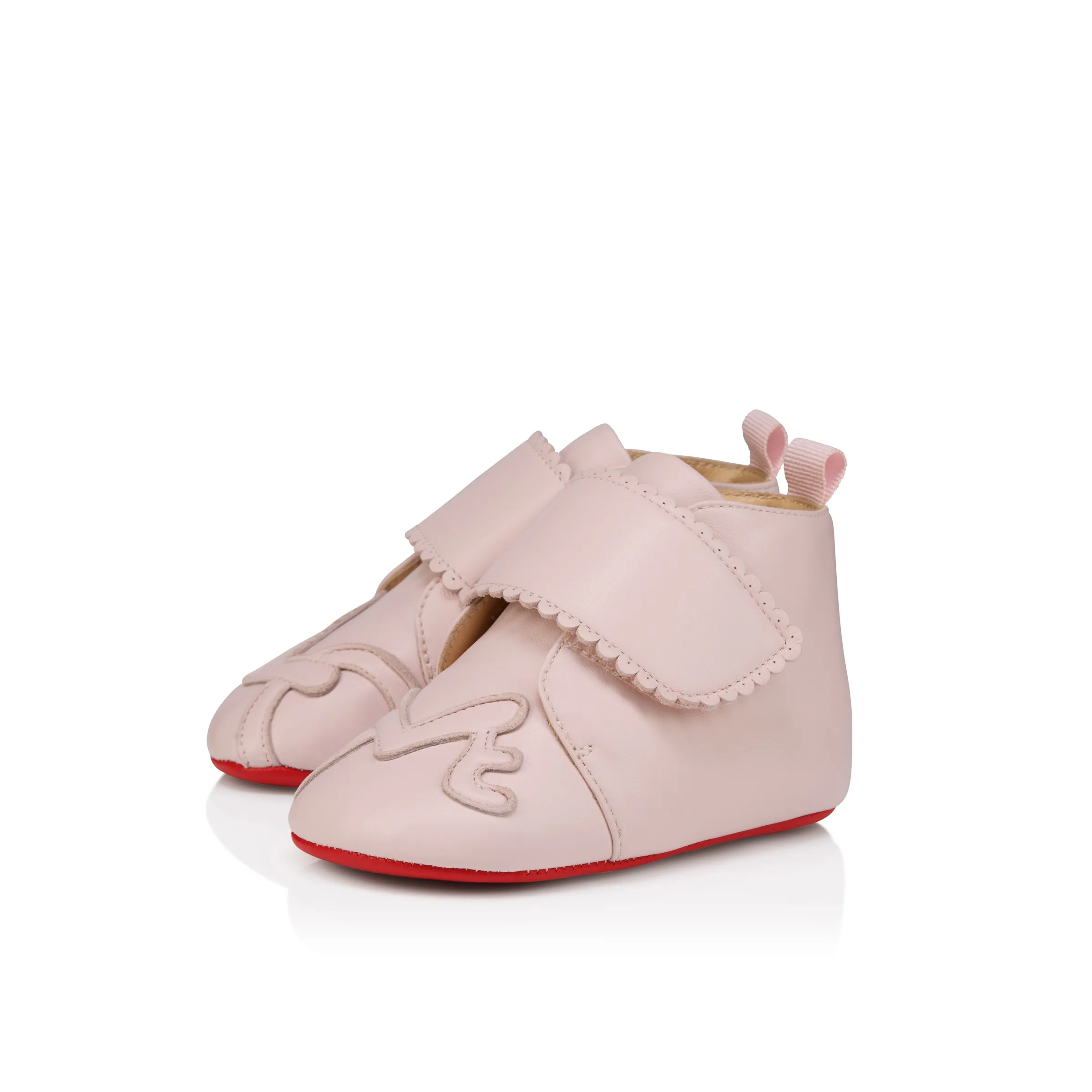 Christian Louboutin Easy Baby Love – Derbies – Lamb nappa leather – Poupée – Baby - Baby & toddler shoes - front view