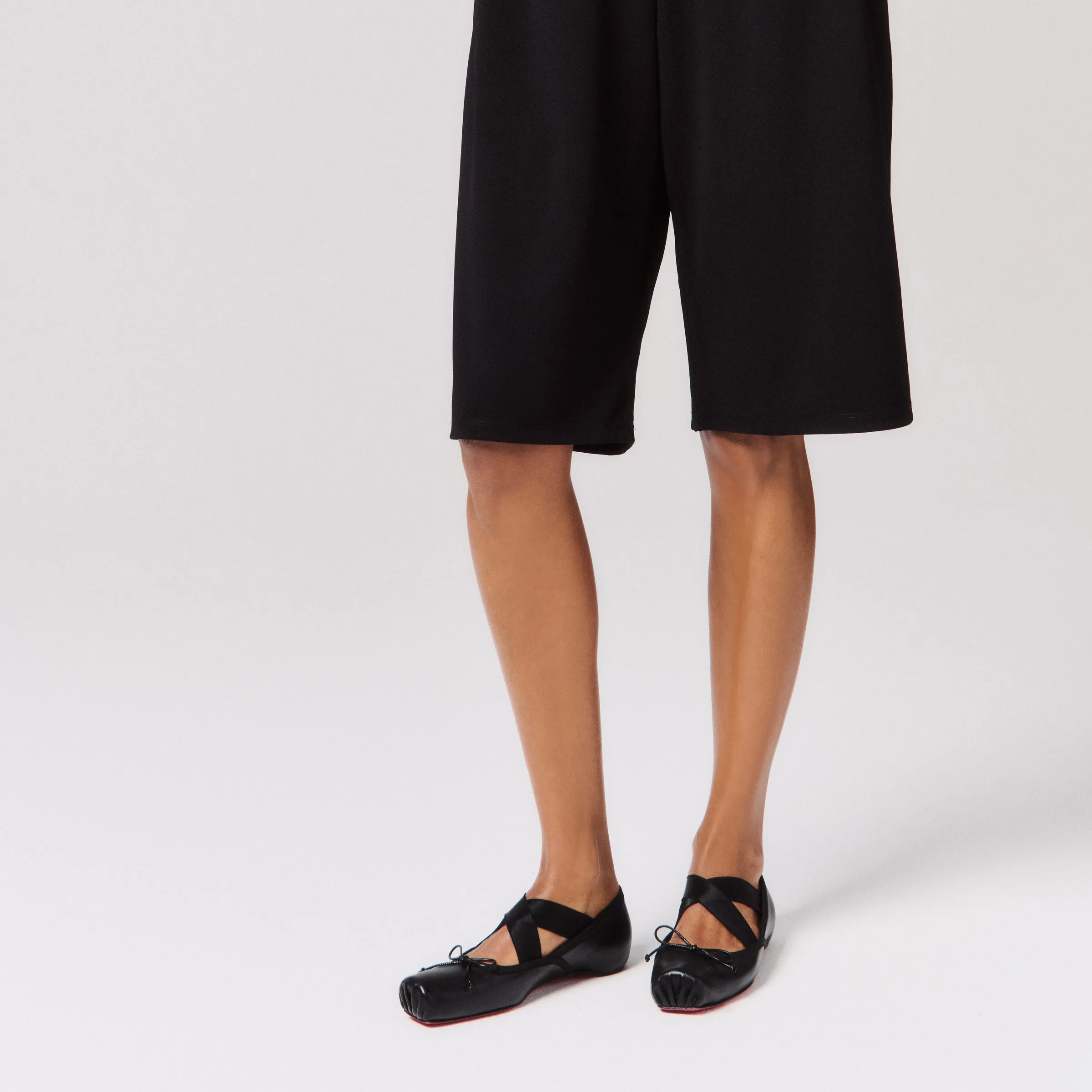 Christian Louboutin Cassiasticina – Ballerinas – Lamb nappa leather – Black – Women - Cassiasticina - front view