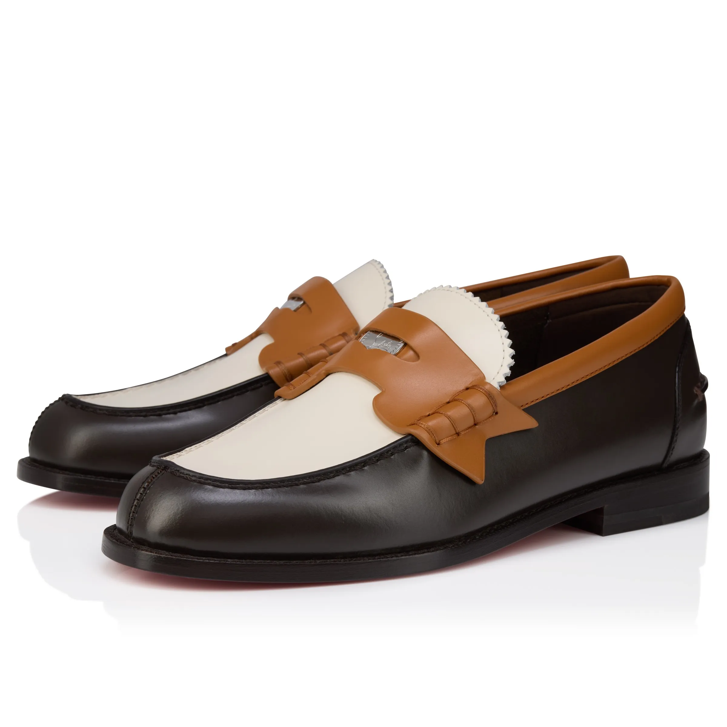 Christian Louboutin The Plato Loafer – Loafers – Shiny calf leather – Cosme – Women - Shoes - front view