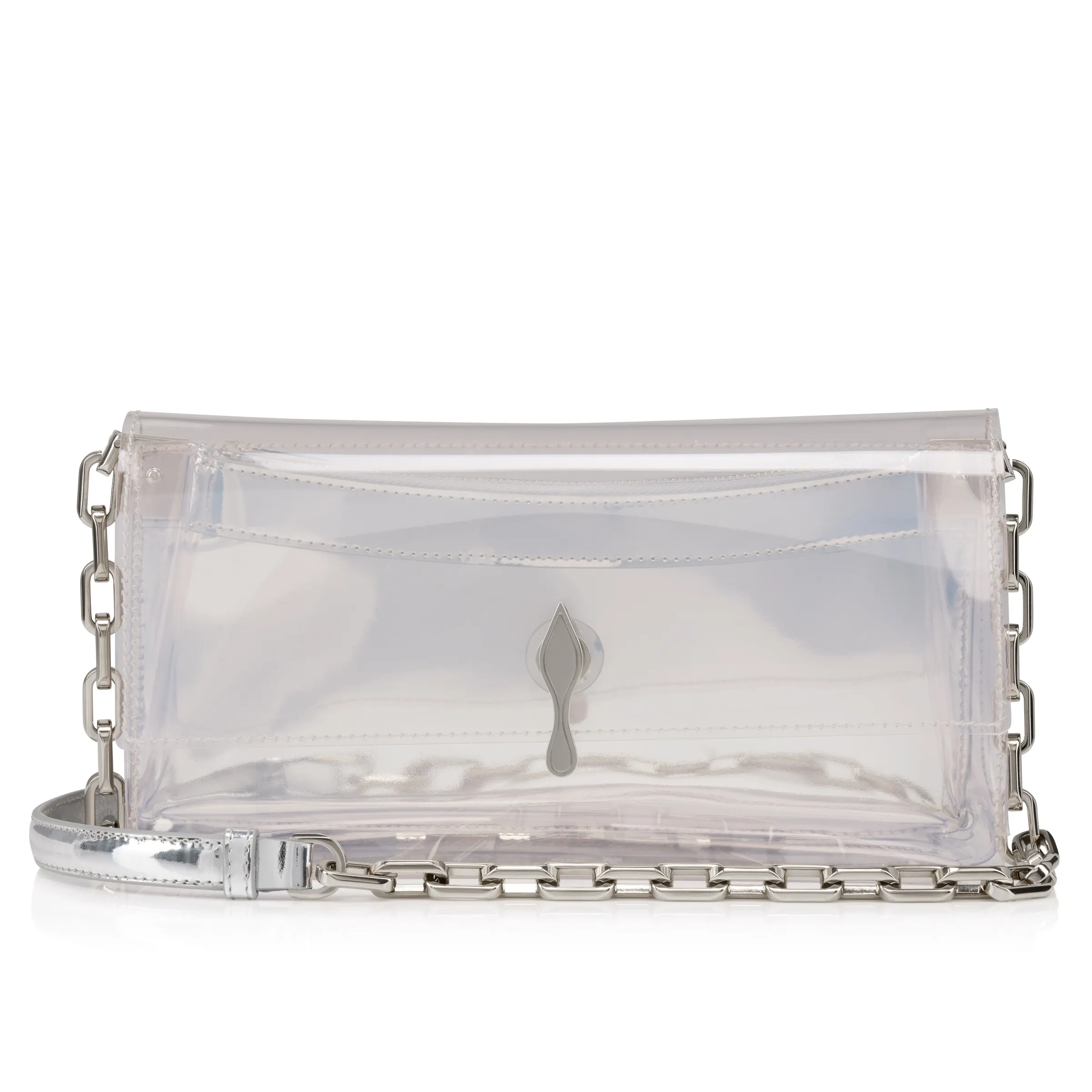 Christian Louboutin Bettina – Crossbody bag – PVC – Transparent - Bettina - front view