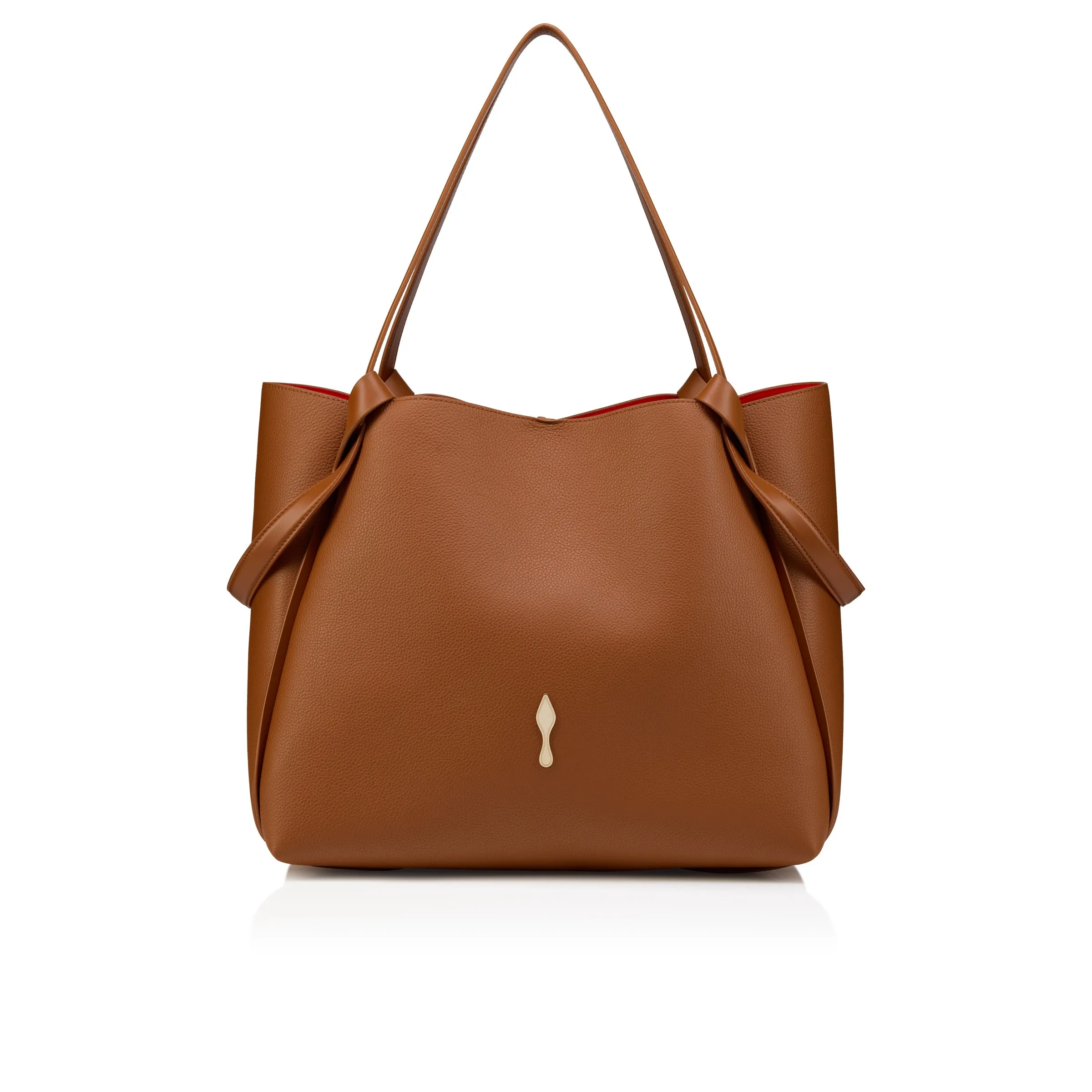Christian Louboutin Bettina large – Tote bag – Grained calf leather – Cuoio - Bettina large - front view