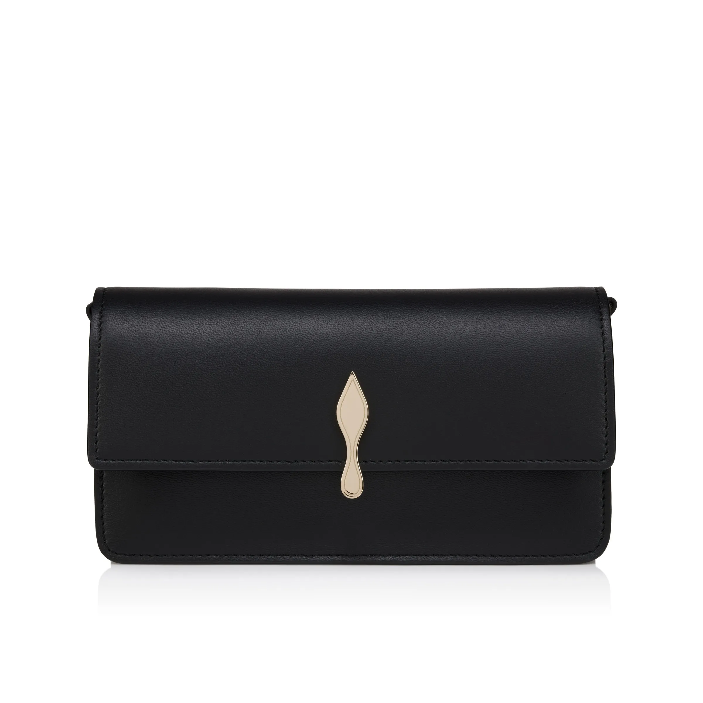 Christian Louboutin Bettina mini – Crossbody bag – Lamb nappa leather – Black - Bettina mini - front view