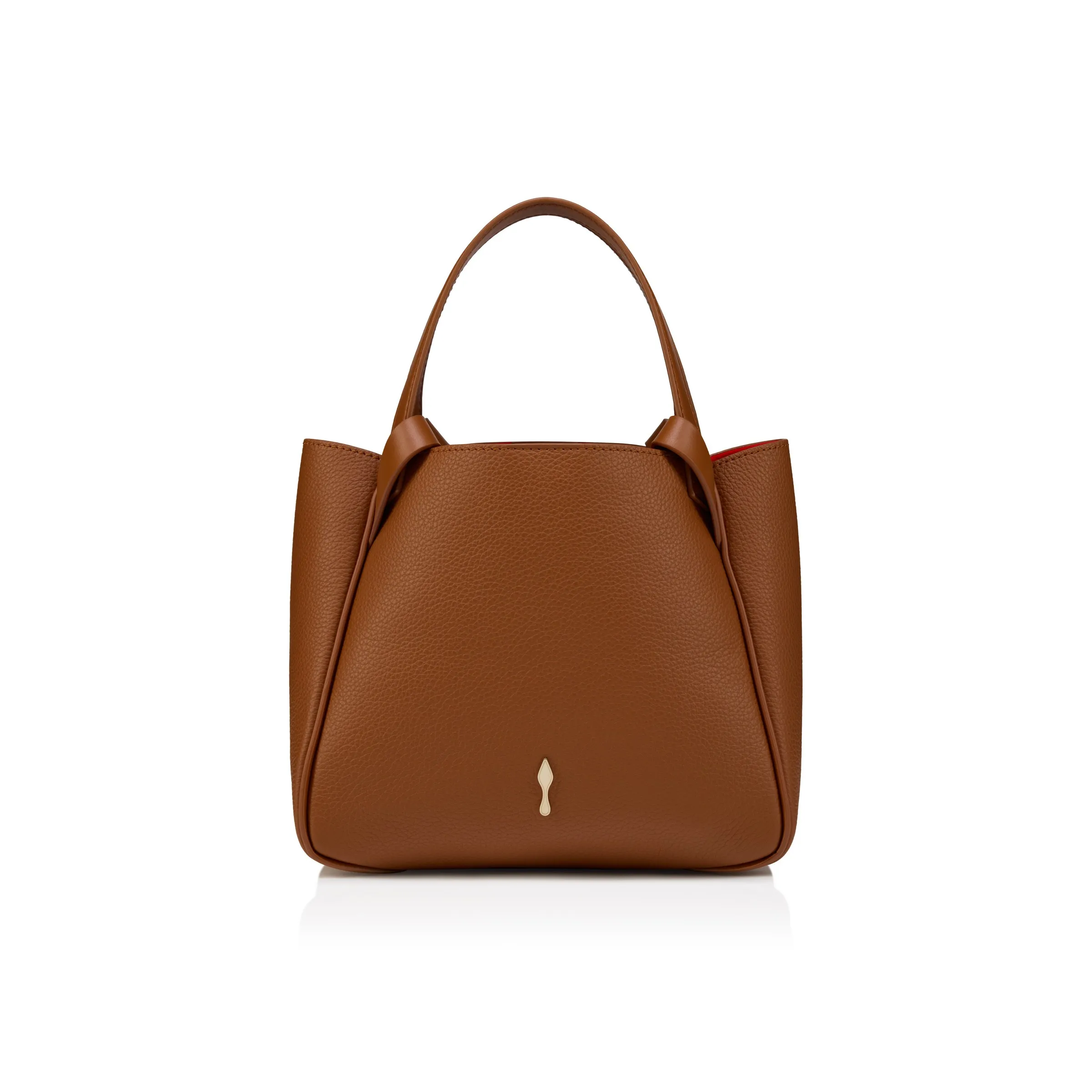 Christian Louboutin Bettina mini – Tote bag – Grained calf leather – Cuoio - Bettina mini - front view