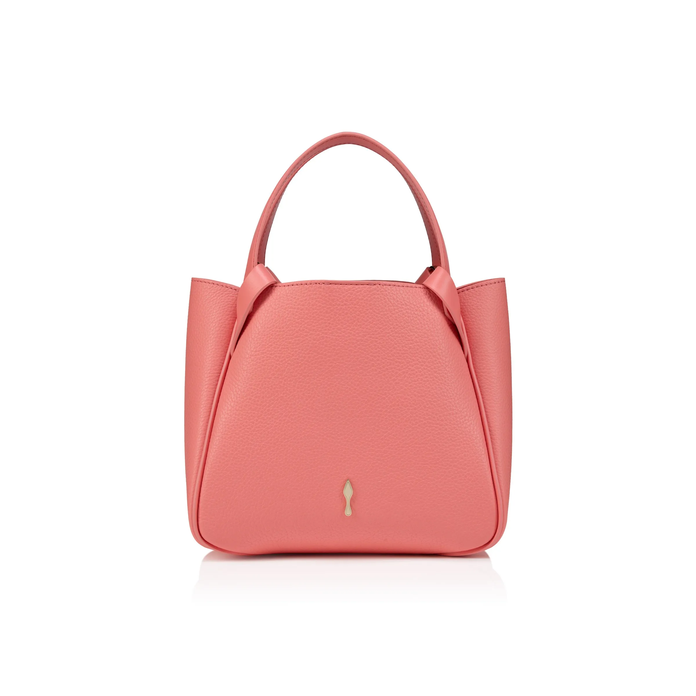Christian Louboutin Bettina mini – Tote bag – Grained calf leather – Grapefruit - Bettina mini - front view