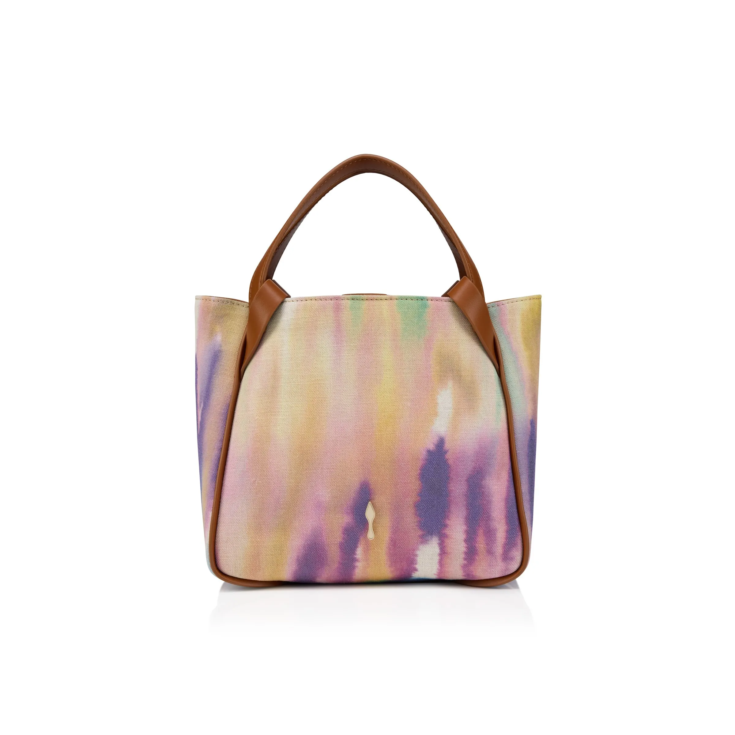 Christian Louboutin Bettina mini – Tote bag – Tie-dye canvas – Multicolor - Bettina mini - front view