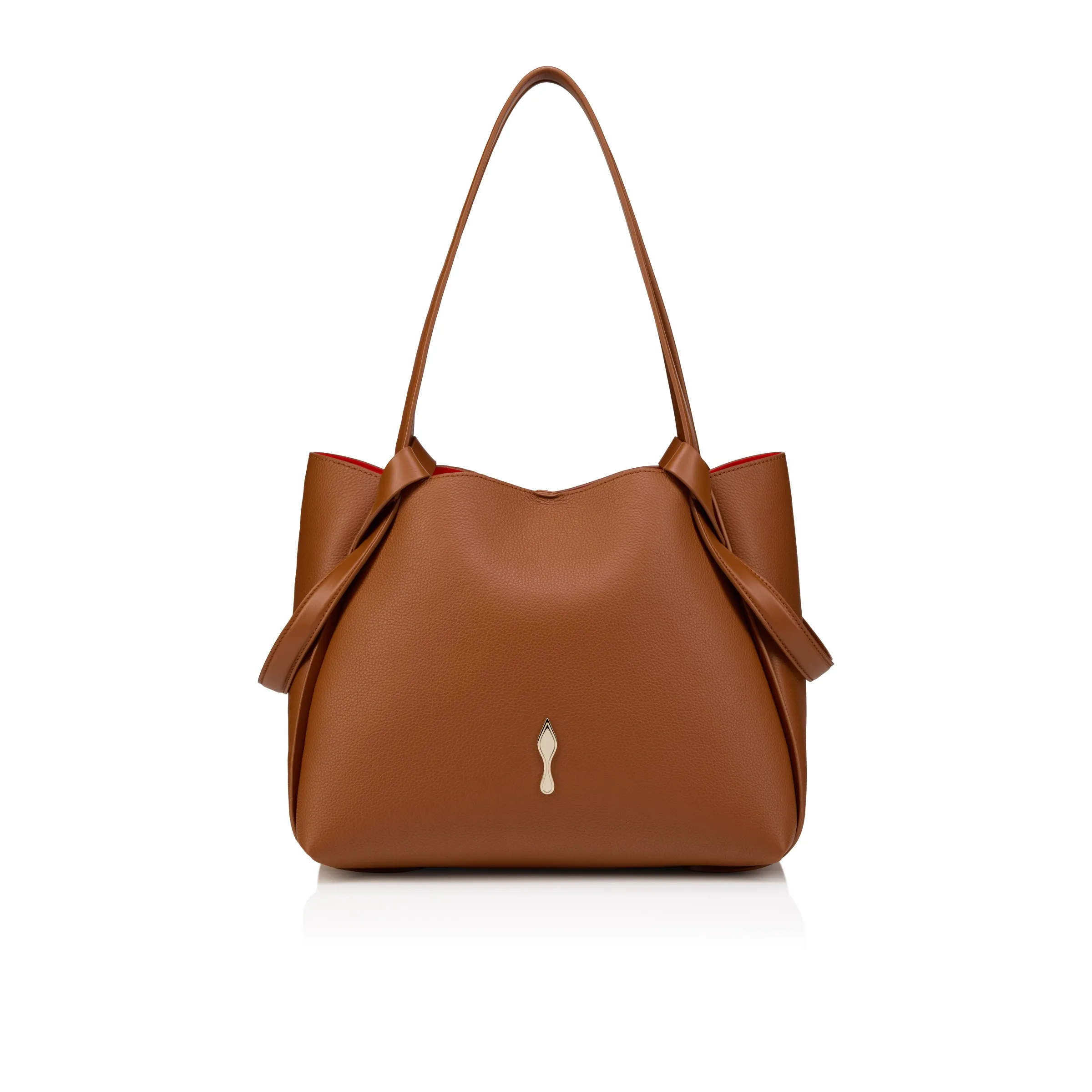 Christian Louboutin Bettina small – Tote bag – Grained calf leather – Cuoio - Bettina small - front view