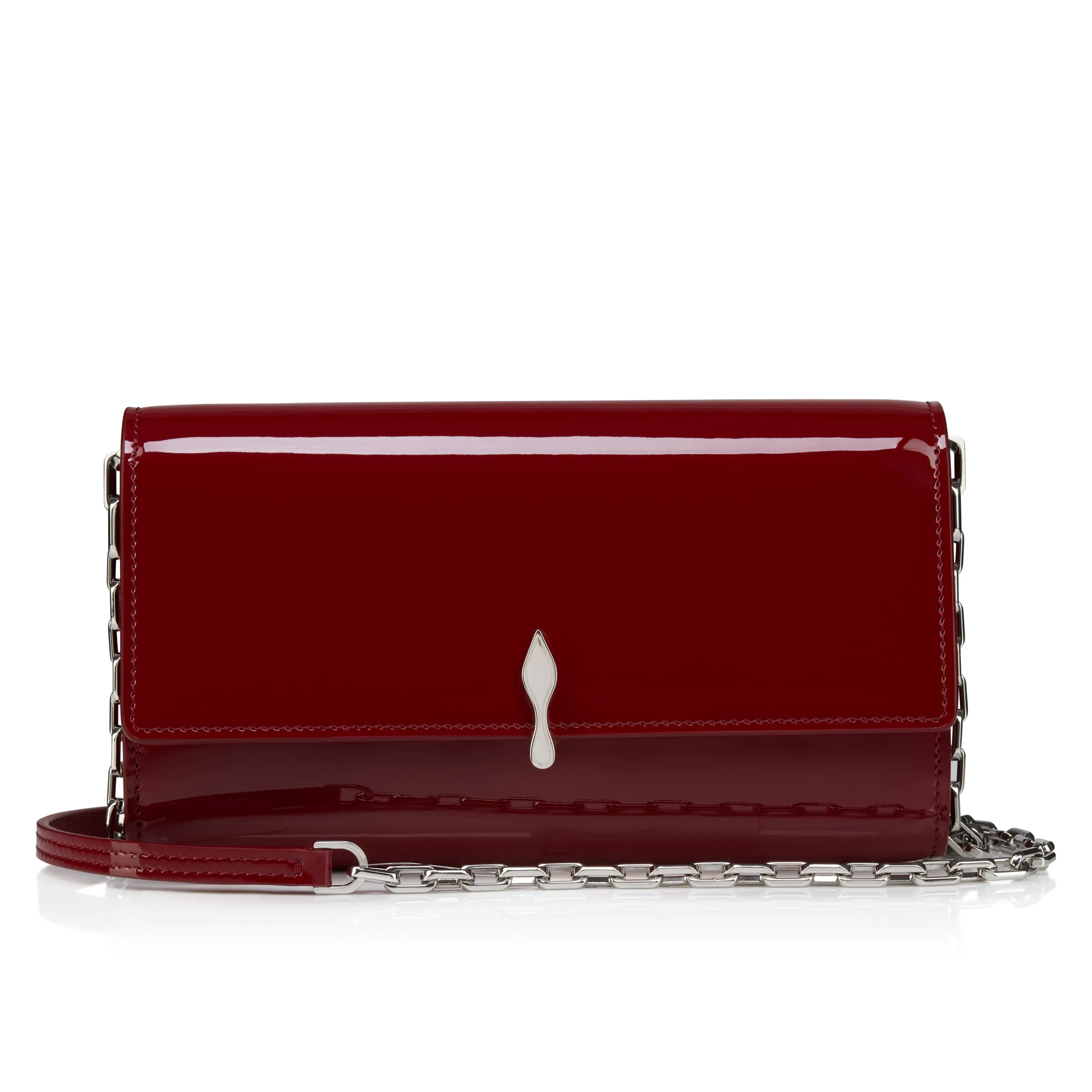 Christian Louboutin Bettina – Wallet on chain – Patent calf leather – Empire - Bettina - front view