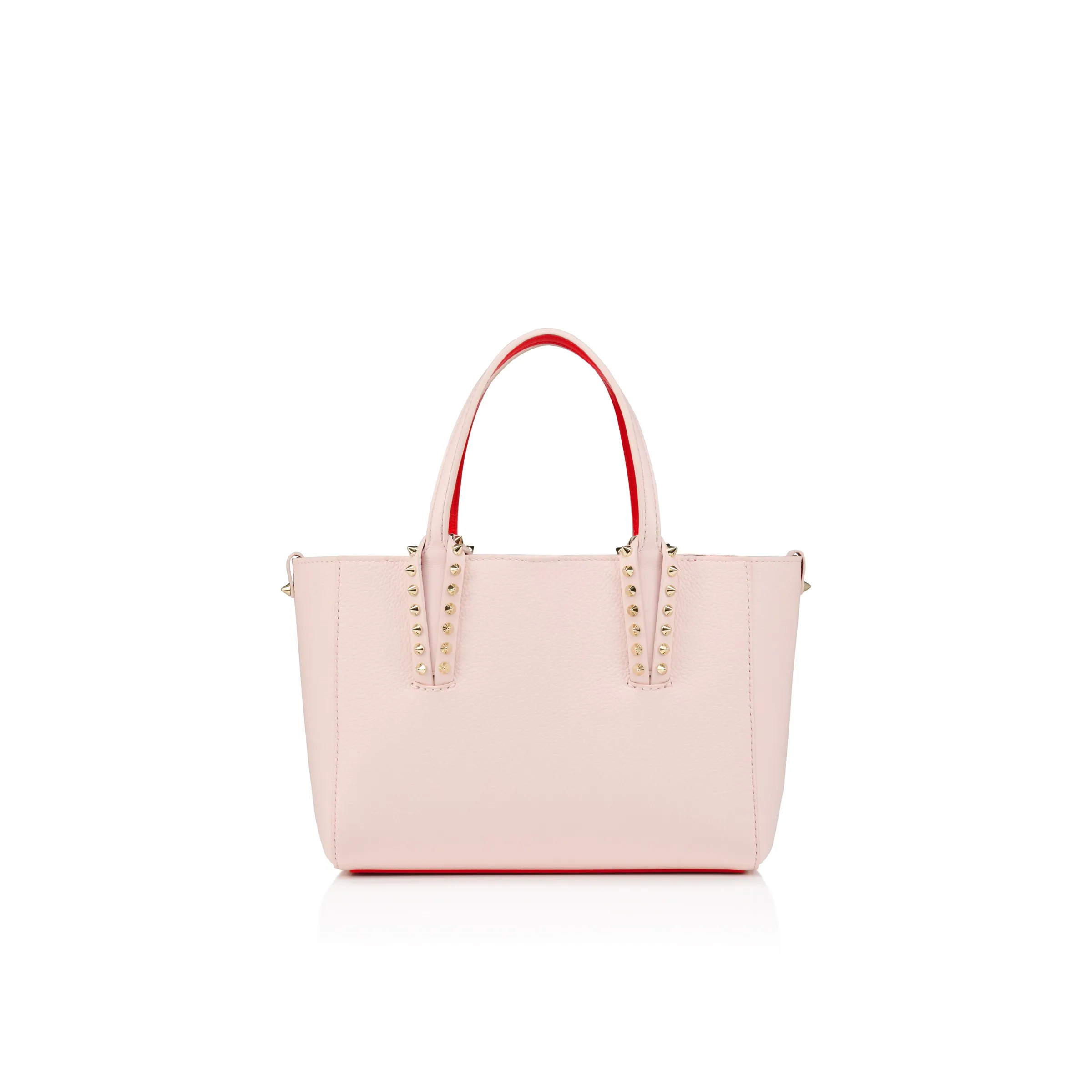 Christian Louboutin Cabata mini – Tote Bags – Calf leather – Poupée - Cabata mini - front view
