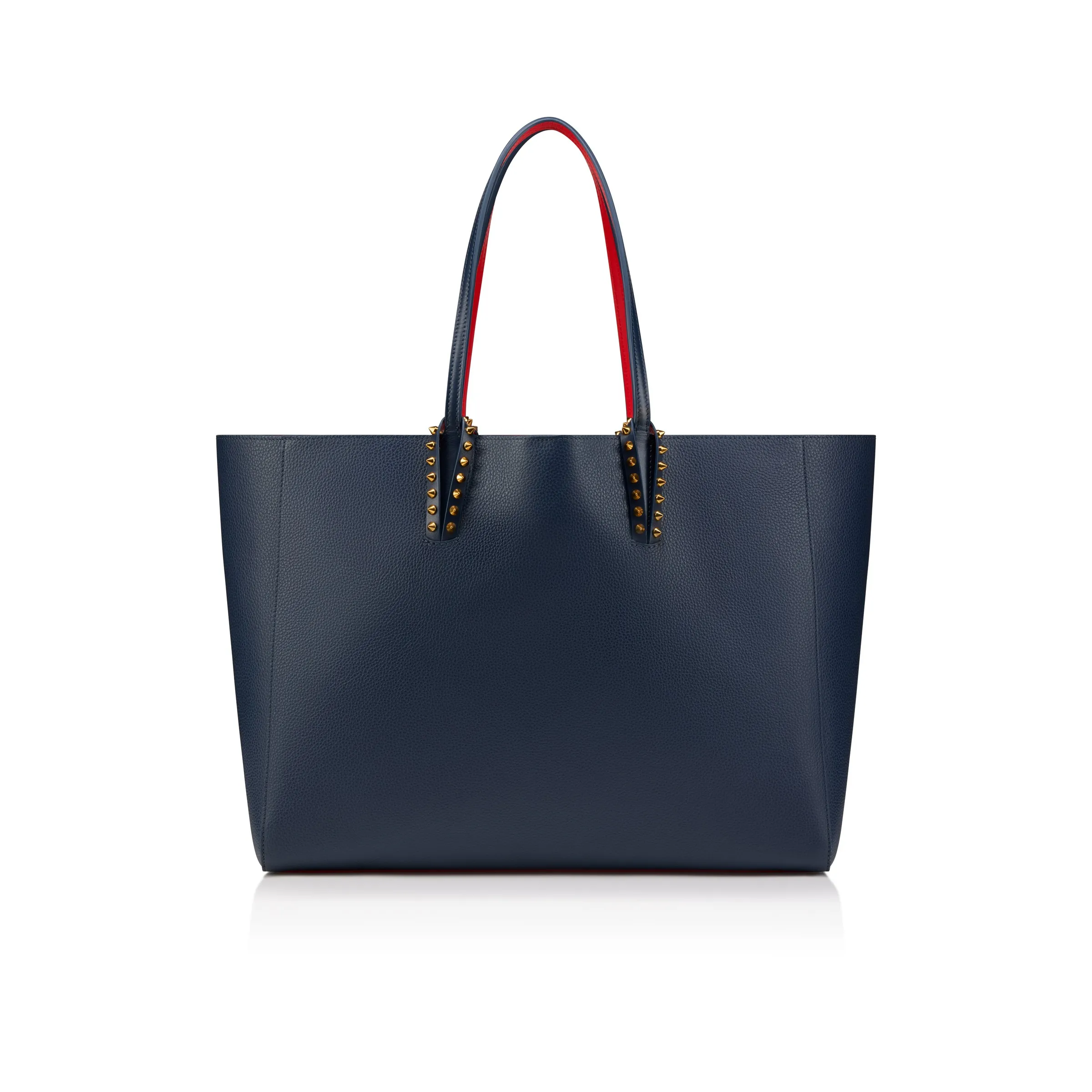 Christian Louboutin Cabata – Tote bag – Grained calf leather – Marine - Cabata - front view