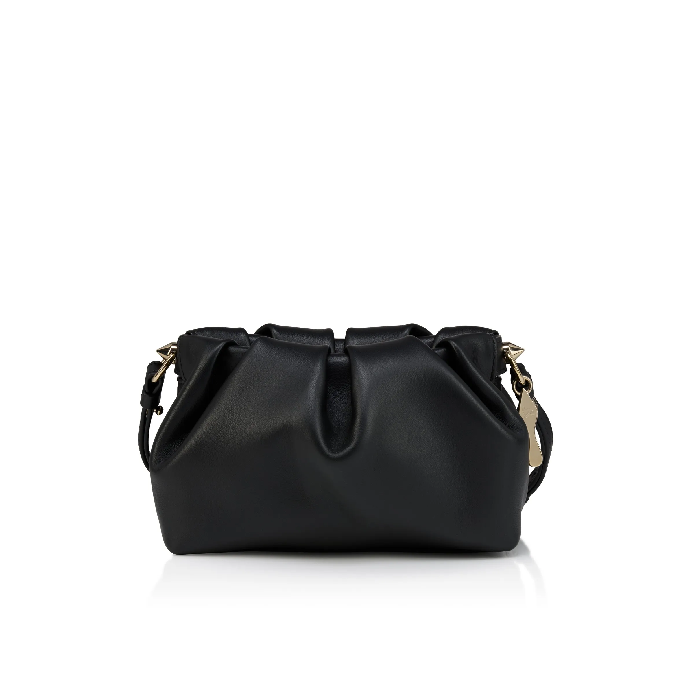 Christian Louboutin Eva mini – Crossbody bag – Lamb nappa leather – Black - Eva mini - front view