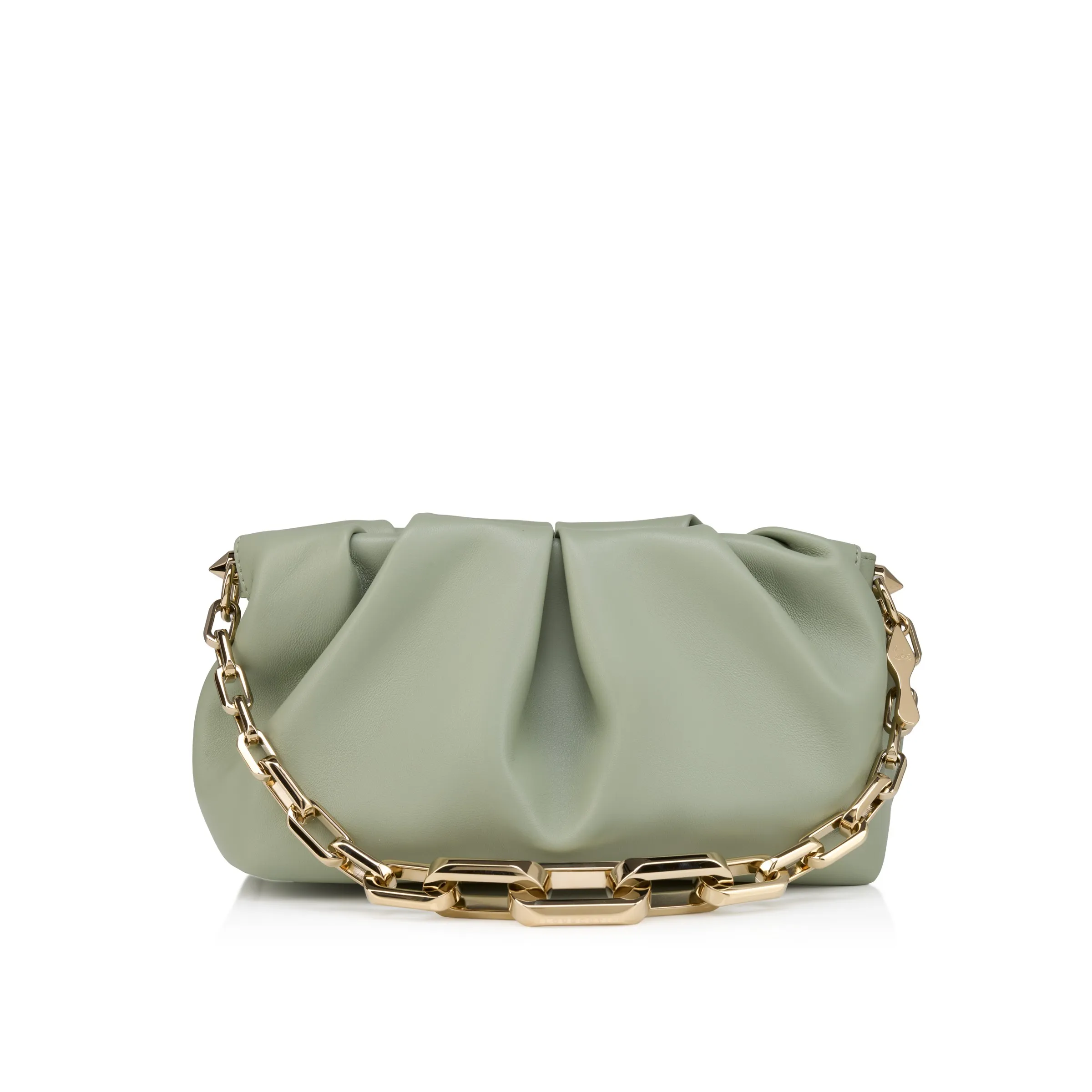 Christian Louboutin Eva small – Shoulder bag – Lamb nappa leather – Haiiro - Eva small - front view