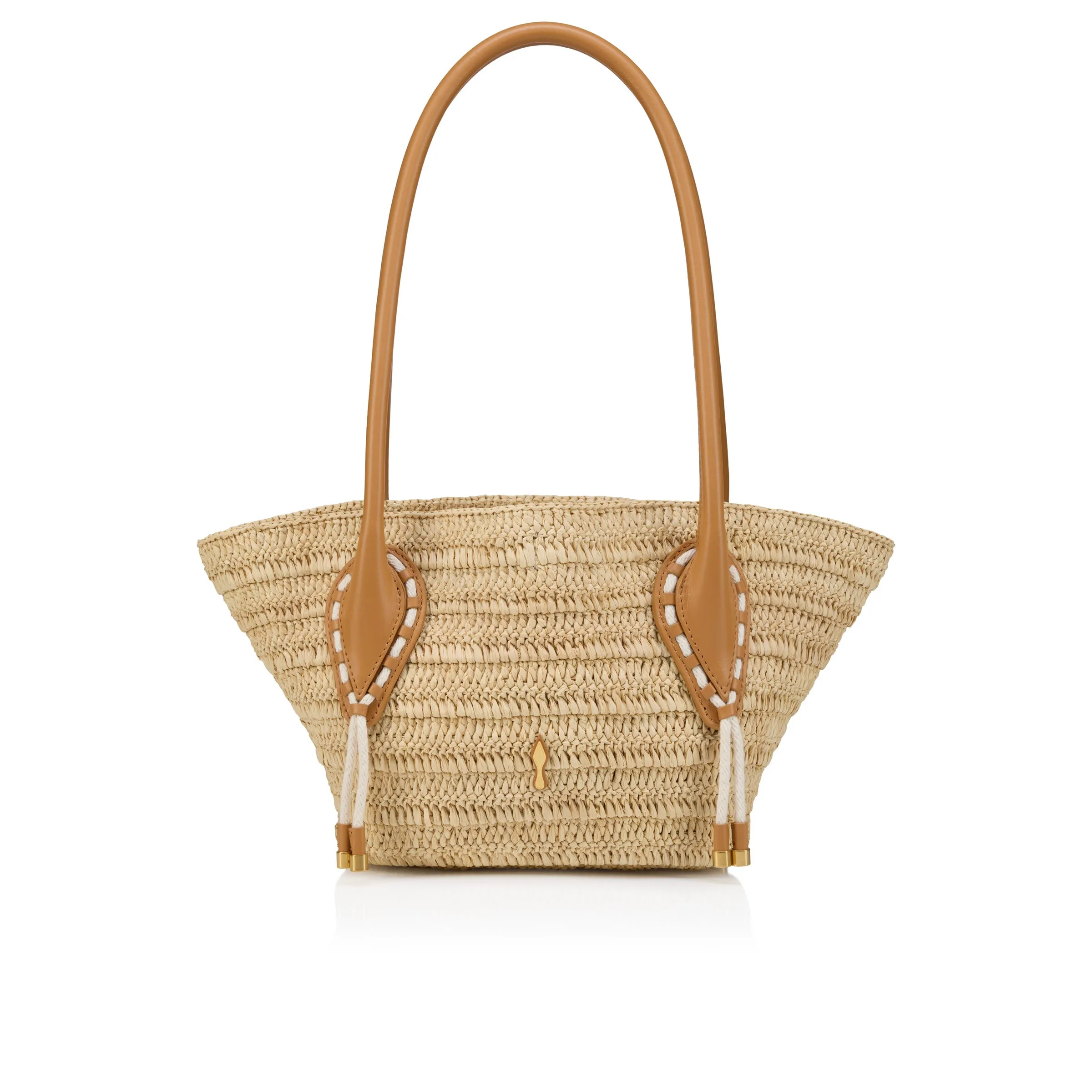 Christian Louboutin Venus mini – Tote bag – Raffia – Natural - Shoes - front view