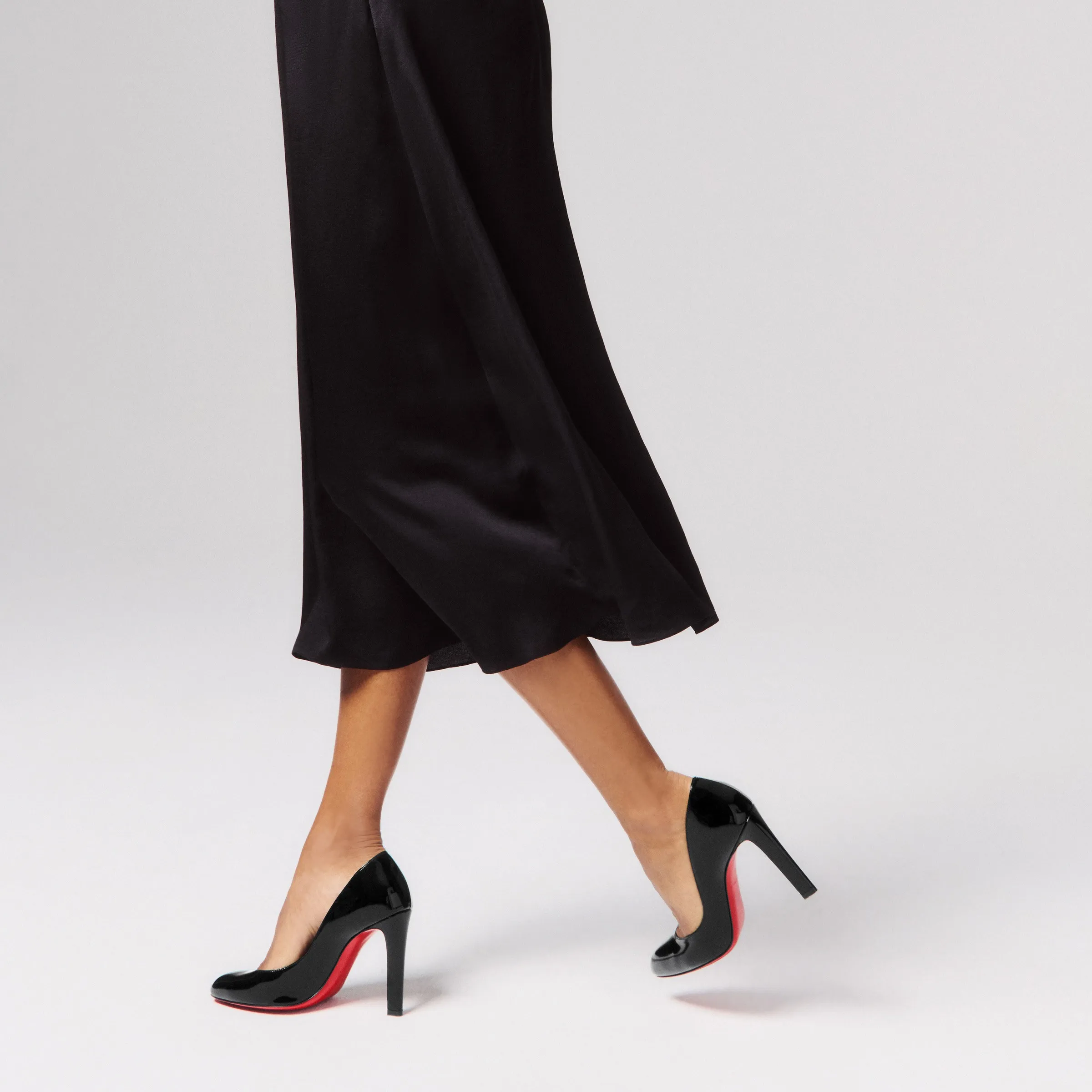 Christian Louboutin Fannylove – 100 mm Pumps – Patent calf leather – Black – Women - Fannylove - front view
