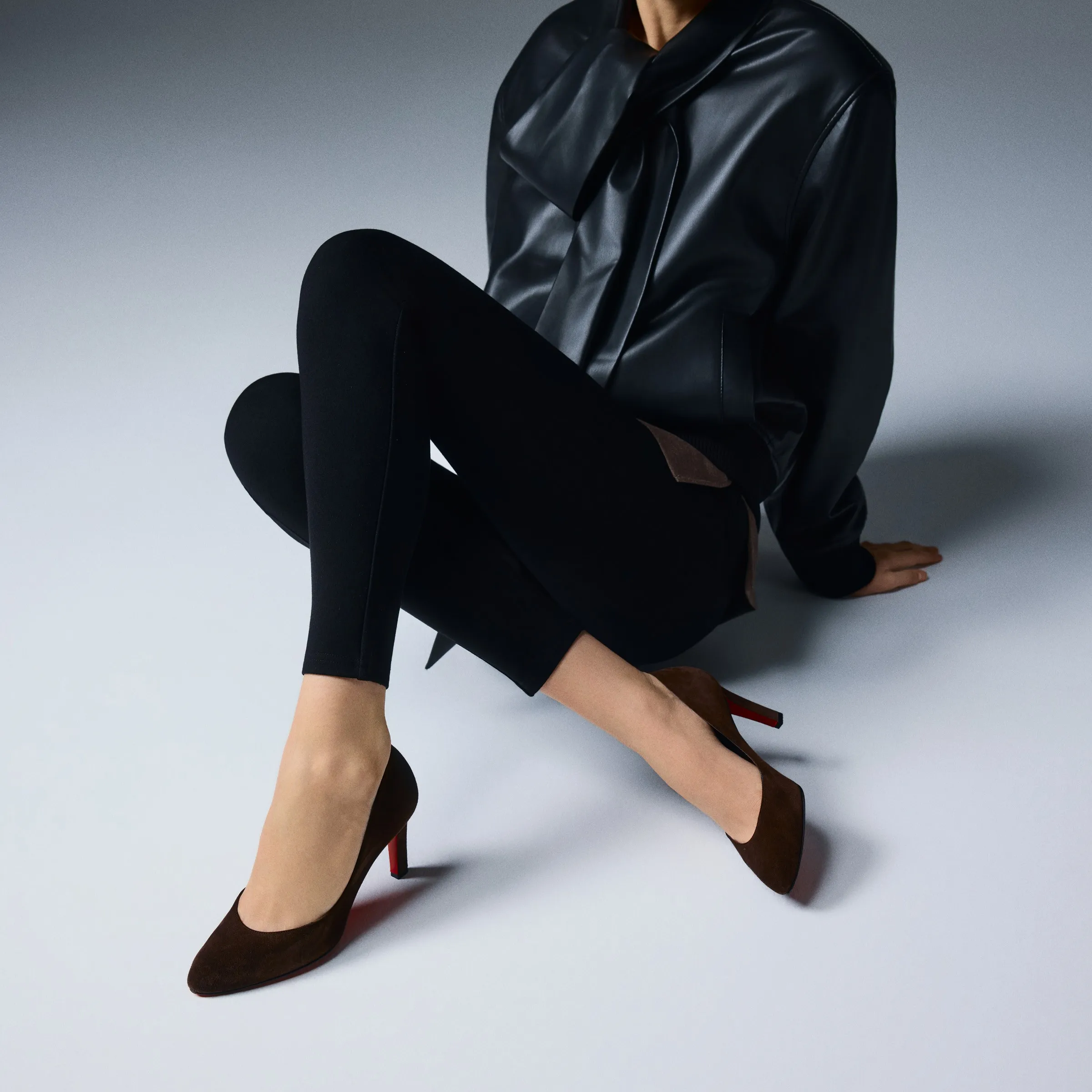 Christian Louboutin Fannylove – 85 mm Pumps – Veau velours – Cosme – Women - Fannylove - front view