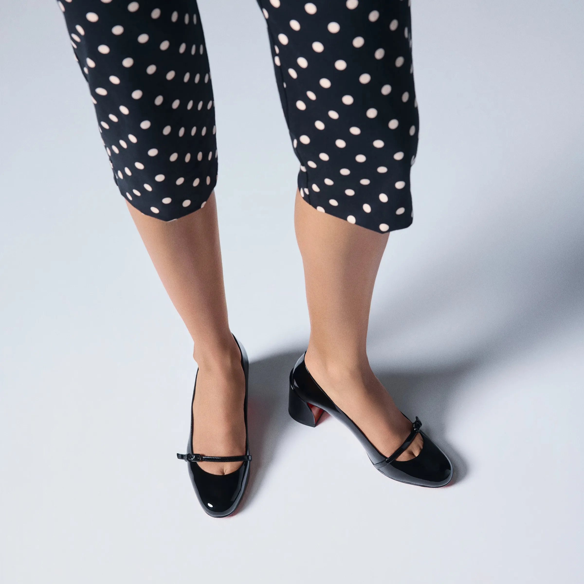 Christian Louboutin Jane Nina Pump – 55 mm Pumps – Patent calf leather – Black – Women - Jane Nina Pump - front view