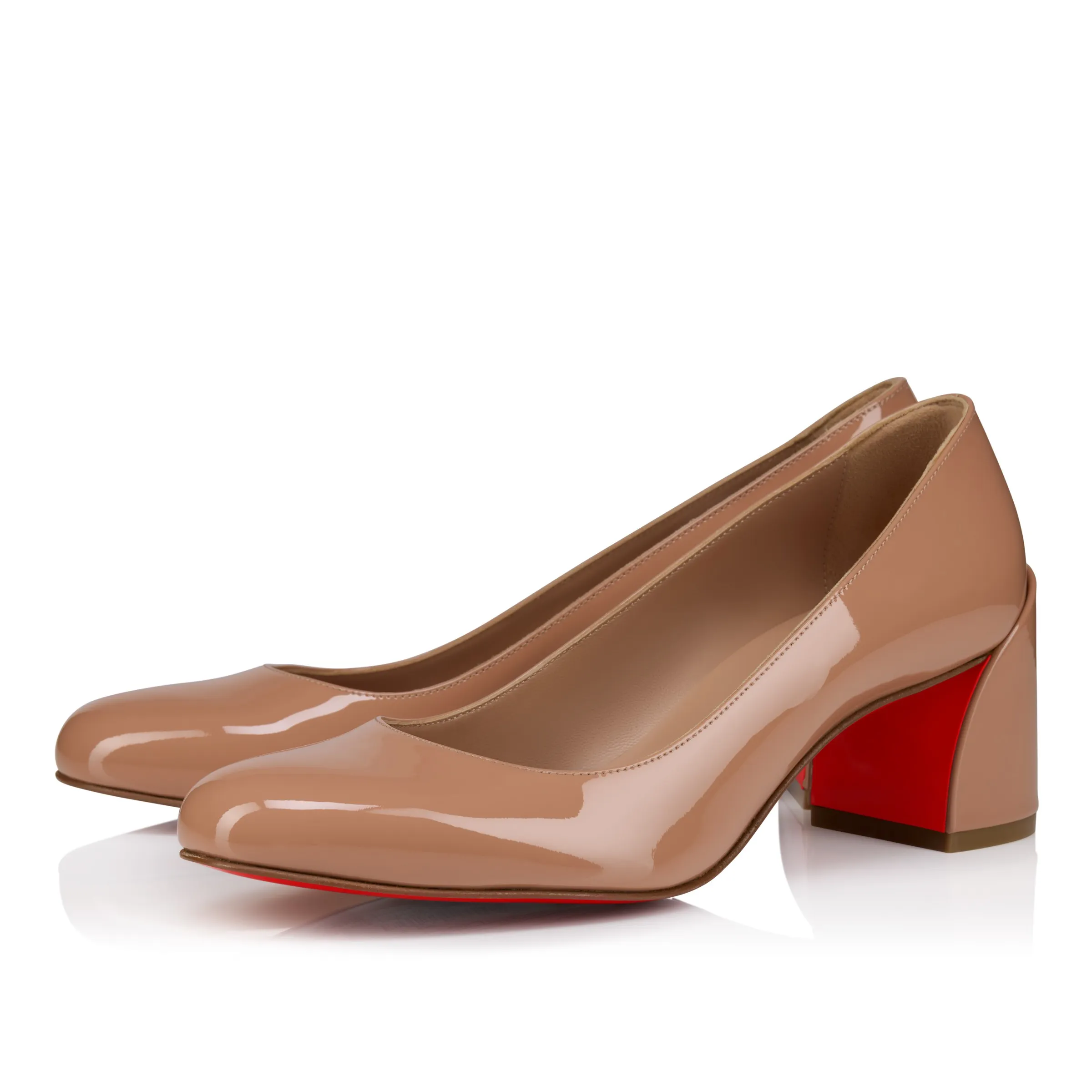 Christian Louboutin Miss Jane Pump – 55 mm Pumps – Patent calf leather – Blush – Women - Miss Jane Pump - front view