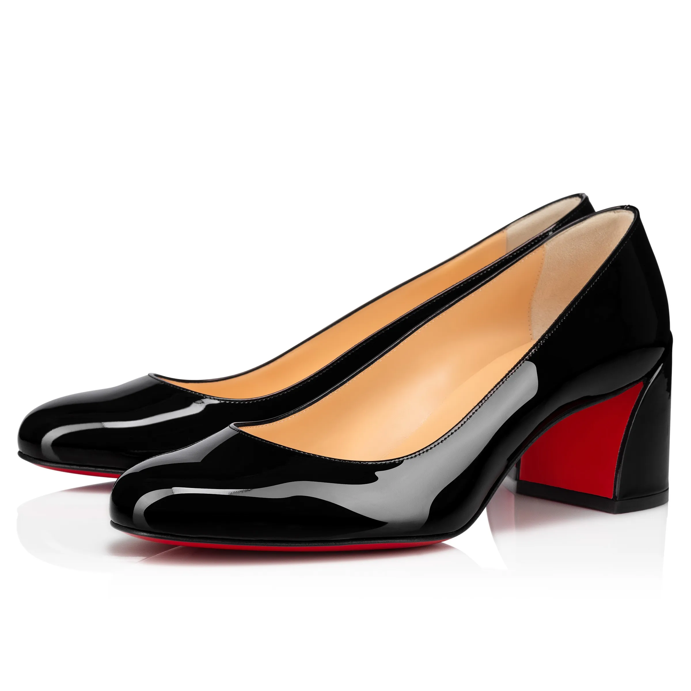 Miss Sab – 55 mm Pumps – Patent calf leather – Black – Women – front view - Media - front view