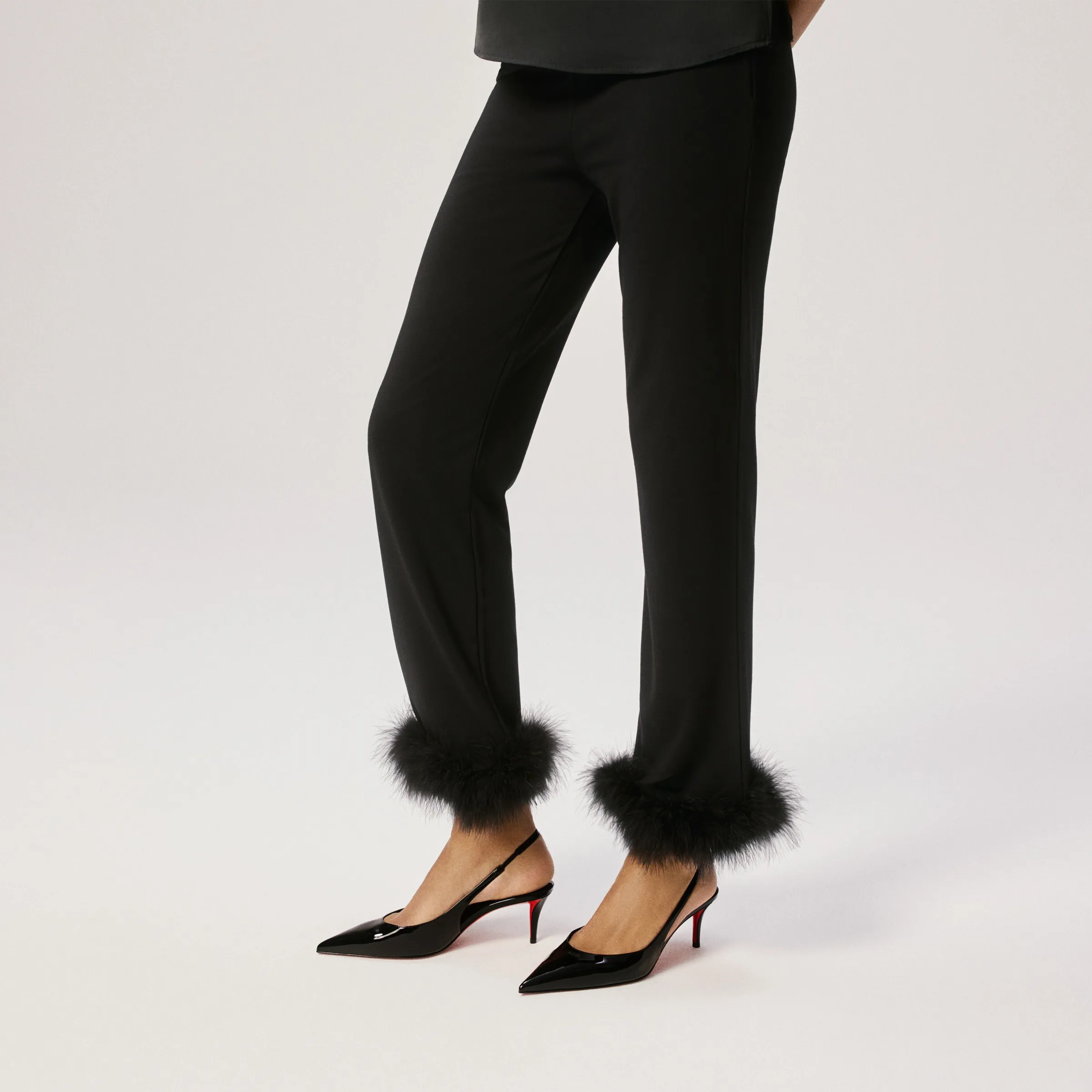 Miss Z Sling Back – 60 mm Slingback pumps – Patent calf leather – Black – Women – front view - Media - front view