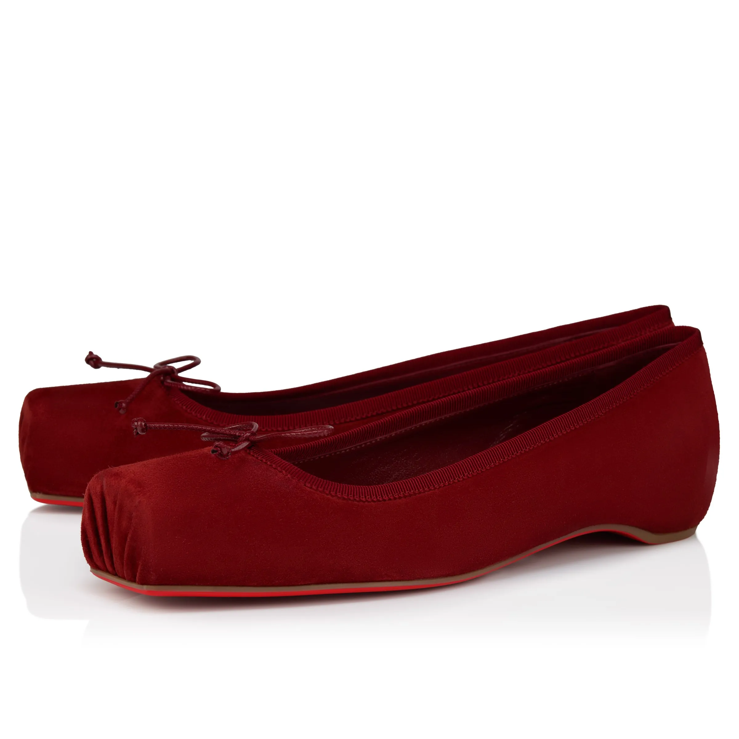 Christian Louboutin Cassia Nodo – Ballerinas – Veau velours – Empire – Women - Cassia - front view