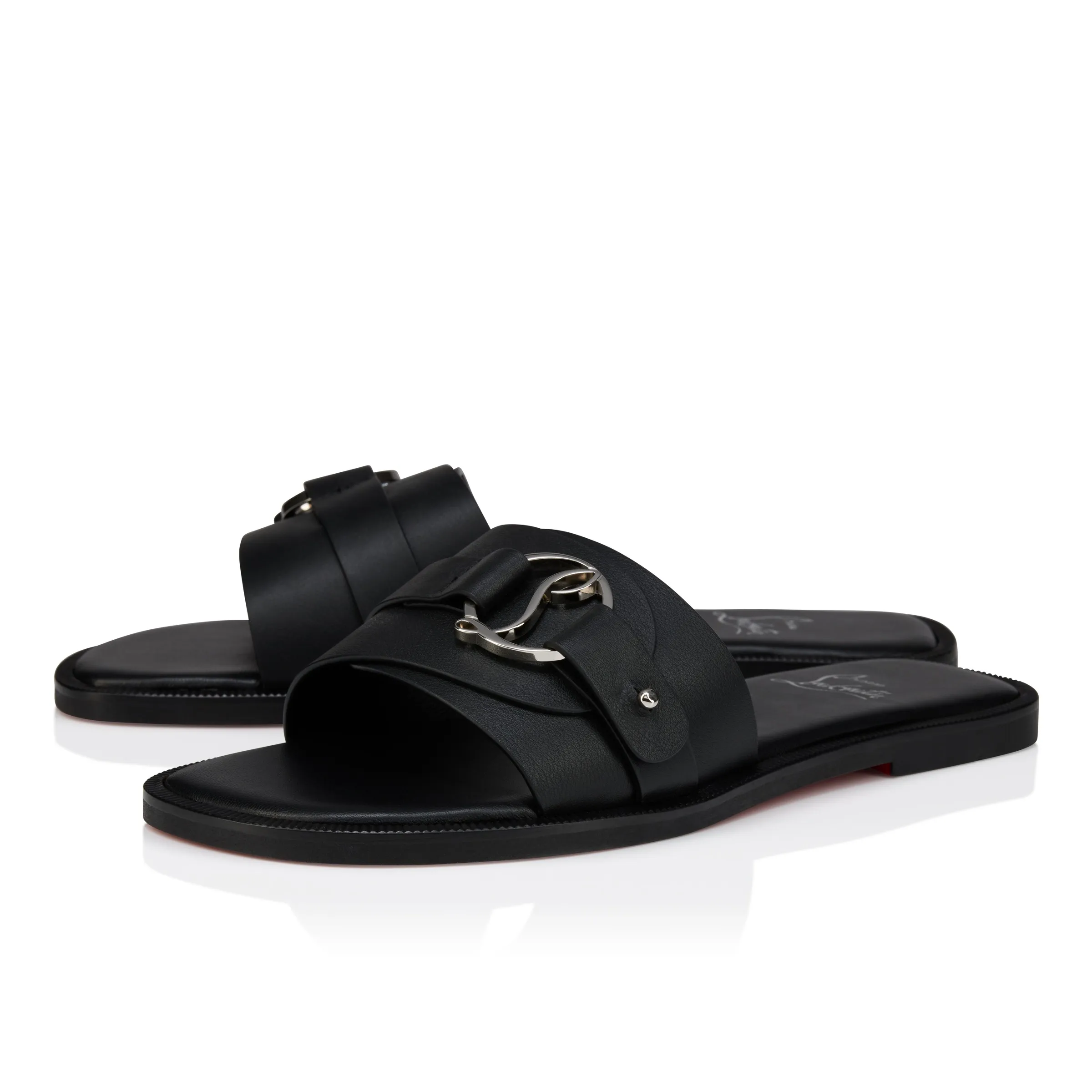 Christian Louboutin Her In Roma Mule – Mules – Calf leather – Black – Women - Her In Roma Mule - front view