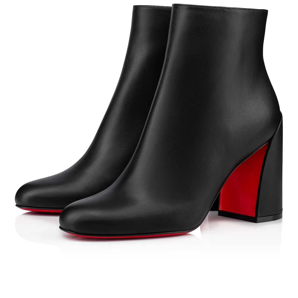 Christian Louboutin Jane Booty – 85 mm Low boots – Calf leather – Black – Women - Jane Booty - front view